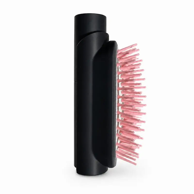 Portable Hair Brush with Built-in Fine Mist Spray Anti-frizz Quick Hydration Tool for Women Travel Daily Hair Styling